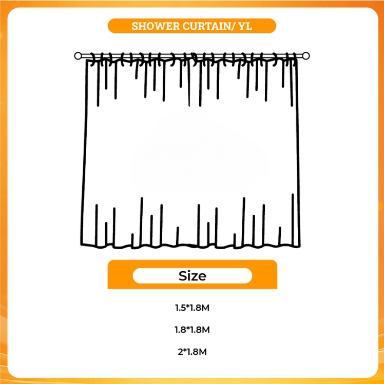 3D shower curtain - Game Theory Store