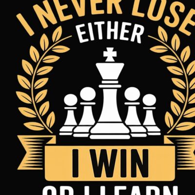 Alternative view of Chess Game I Never Lose Either I Win Or I Learn Tote Bag