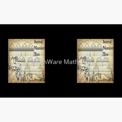 Alternative view of Nerdy Vintage Surreal Number Tree Conway Parchment Mug