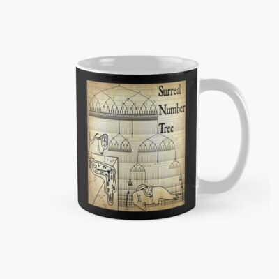 Nerdy Vintage Surreal Number Tree Conway Parchment Mug