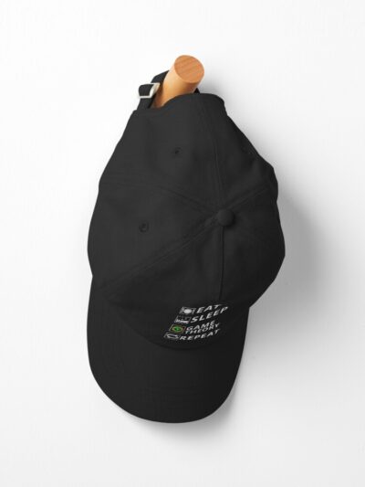 Alternative view of Eat Sleep Game Theory Repeat Essential T Shirt Cap
