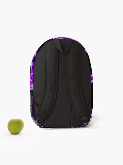 Alternative view of Funny Nerdy Rock Paper Scissors Lizzard Spock Math Teacher Purple Backpack
