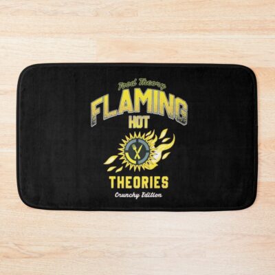 Top Game Theory Food Theory Flaming Hot Bath Mat