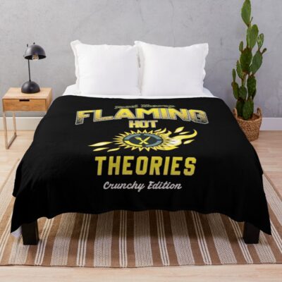 Top Game Theory Food Theory Flaming Hot Throw Blanket