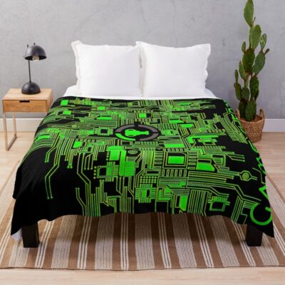 Theory 10Th Anniversary Game Graphic Neon For Fan Throw Blanket