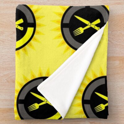 Alternative view of Food Theory Throw Blanket