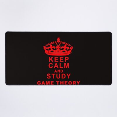 Keep Calm And Study Game Theory Game Nerds Gift Ideas Mouse Pad