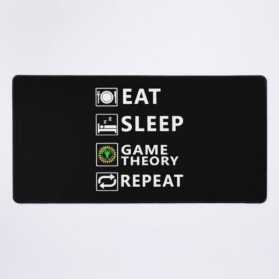 Eat Sleep Game Theory Repeat Essential T Shirt Mouse Pad