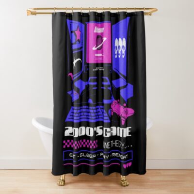 Hot Game Theory Shower Curtain