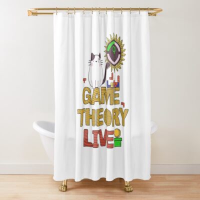 The Game Theorists Play All Day Shower Curtain