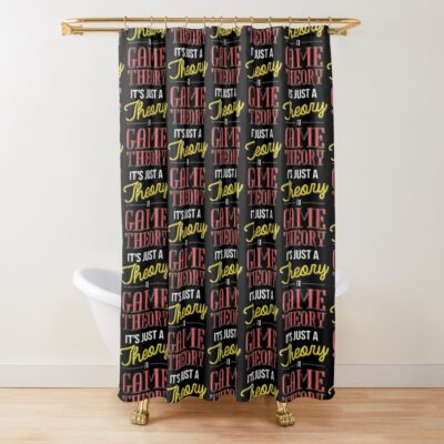 Theorist Slogan For Game Analysis Shower Curtain