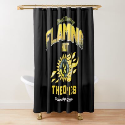 New Game Theory Food Theory Flaming Hot Shower Curtain