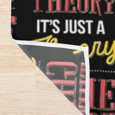 Alternative view of Theorist Slogan For Game Analysis Shower Curtain