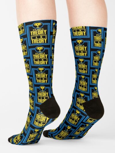 Alternative view of Theorist Official Slogan For Game Analysis Christmas And Birthday  Socks