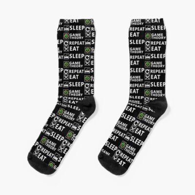 Eat Sleep Game Repeat Christmas Lovers And Game Nerds Socks