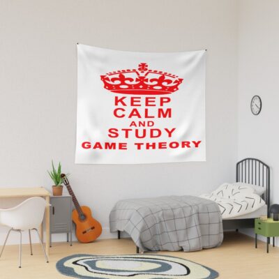 Keep Calm And Study Game Theory Game Nerds Gift Ideas Tapestry