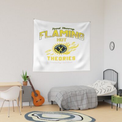 New Top Game Theory Food Theory Flaming Hot Tapestry