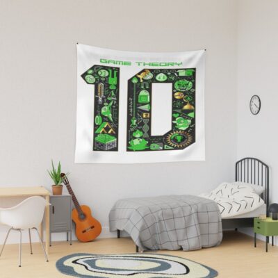 Theory 10th Anniversary Game Graphic Tapestry