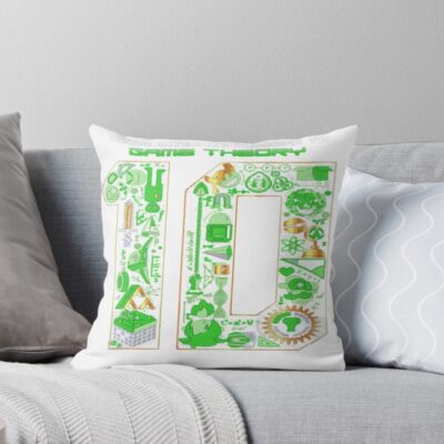 Game Theory 10th Anniversary Throw Pillow