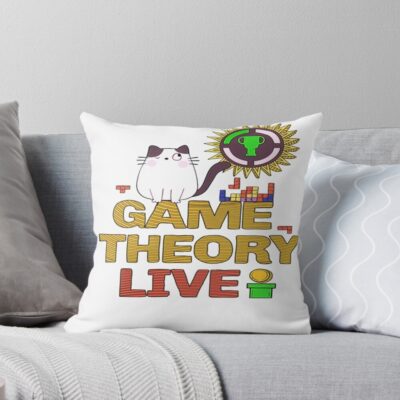 The Game Theorists Play All Day Throw Pillow
