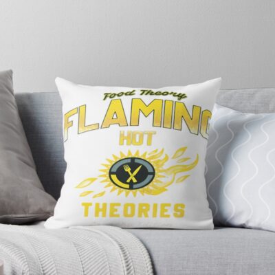 Best Game Theory Food Theory Flaming Hot Throw Pillow