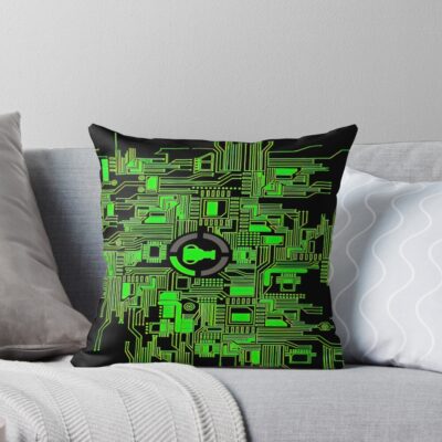 Theory 10th Anniversary Game Graphic Neon For Fan Throw Pillow