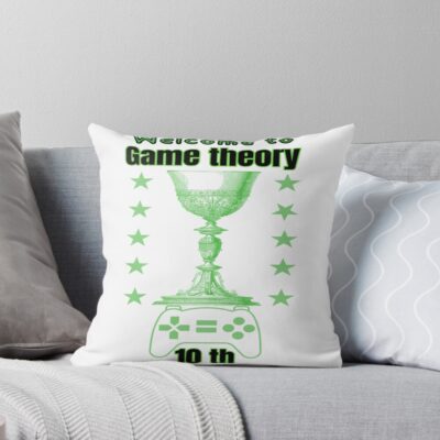 Theory 10th Anniversary For Game Design Throw Pillow
