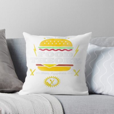 Game Theory Food Theory Flaming Hot Throw Pillow